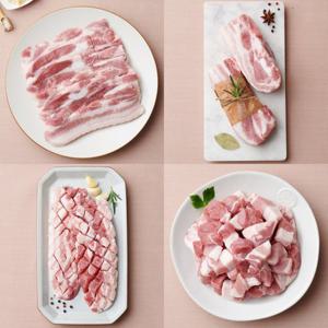 [농협안심한돈][냉장] 국내산 돼지 삼겹살 500g 구이 수육 보쌈 찌개 바베큐 칼집