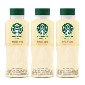 갤러리아_스타벅스 셀렉트 바닐라라떼 300mlx24펫