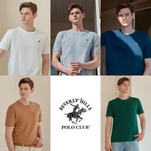 [비버리힐즈폴로클럽] 25SS 남성 썸머 코튼 반팔티셔츠 5종