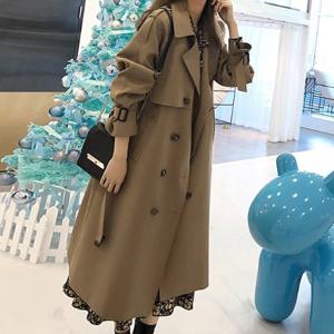 [블랙퀸]마감할인 로에일 스트랩 롱 트렌치 코트 blk002560