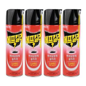 (4개)에프킬라 울트라 에어로솔 바퀴살충제 500ml