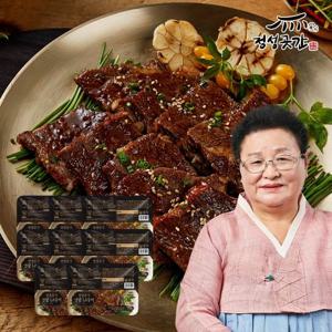 정성곳간 강순의 명인의 양념LA갈비 400g 8팩