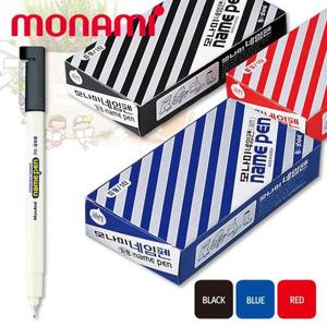 모나미네임펜 가는 글씨용 1타x12자루