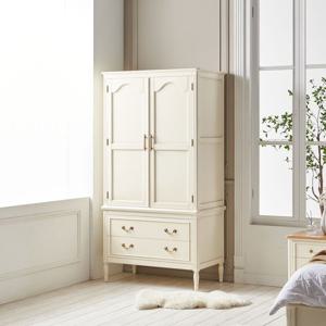 [리체갤러리] 카렌 520 원목 엔틱 싱글 옷장