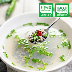 [정성드리] 경남 하동 재첩국 500g × 6팩