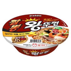 팔도 짬뽕 왕뚜껑 110g X 18개