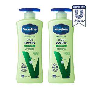[무료배송] 바세린 인텐시브 알로에 수드 로션 400ml 2개