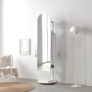 E713 이동식 전신거울 회전행거 1color(착불)