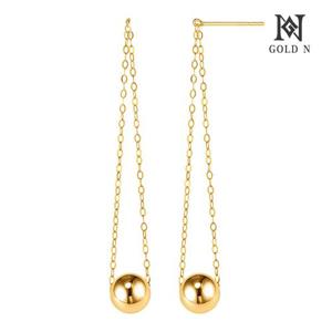 골드앤 18K 투투라인 귀걸이