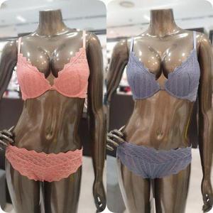 갤러리아_2종택1 퍼팩트볼륨 미들커버리지 브라,레이스팬티SET WBWBR3J52T,W