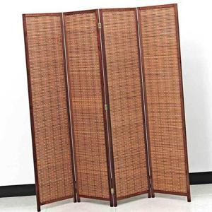 [BZJL0H7Y_4B]라탄 파티션 4단 원목파티션 우드파티션