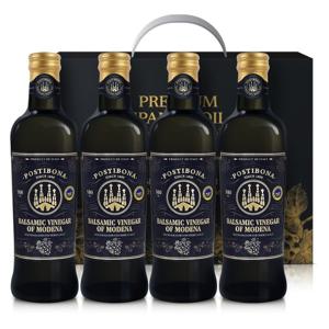 [선물포장]포스티보나 프리미엄 모데나 발사믹식초 500ml 4병