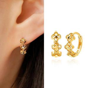 골드앤 14K 럭키 플라워 귀걸이 *윈터특가*