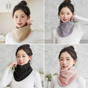 넥워머 머플러 목도리 겨울 경량 목보온 똑딱이 여성