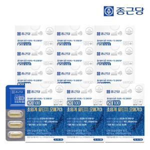 [종근당] 20100 초임계 알티지 오메가3 30캡슐 12박스 / 혈행 건조한눈개선 비타민A D E