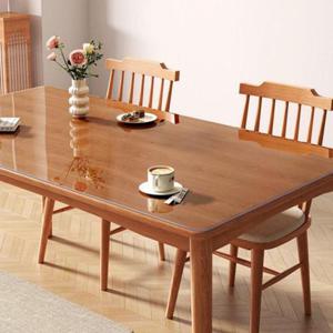 오염방지 보호 매트 테이블 투명 커버 방수 식탁보 WFL8BCM