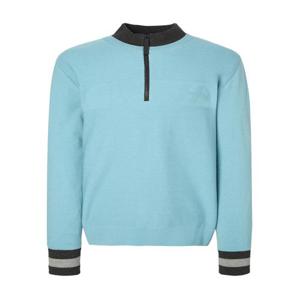 헤지스 골프 터키쉬블루 남성 울혼방 방풍 쿼터집업 니트  (HUSW5D717T2)