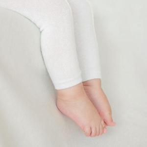 [해피프린스]화이트 플레인 아기 레깅스