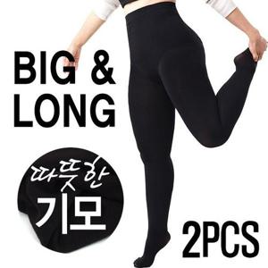 [마이핏]기모 스타킹 2P 겨울 타이즈 학생스타킹 빅사이즈 플러스사이즈 스타킹