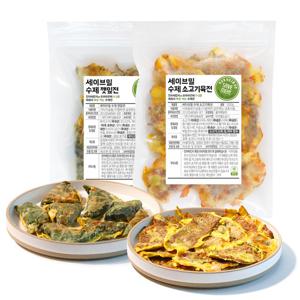 [1+1] 수제전 200g×2종 (꼬지/깻잎/동태/육전/동그랑땡)