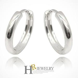 [호림쥬얼리]실버92.5정.품)깜찍)예쁜(HR)실버 심플 라인 원터치 귀걸이(NO.33307)