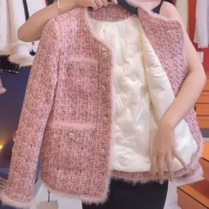 [블랙퀸] 그위퍼 퀄팅 트위드 자켓 blk004359