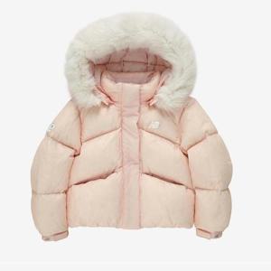 뉴발란스 키즈 FUREST 크롭 숏패딩 구스 BB NK9PE4106G 26 51