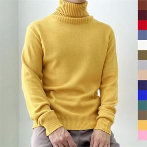 [라일리] Rly 남자 데일리 목폴라 니트 1P 남성 빅사이즈 스웨터