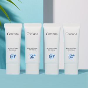 [코리아나] 마일드 수딩 데일리 선크림 40ml 2 + 2 (4개)