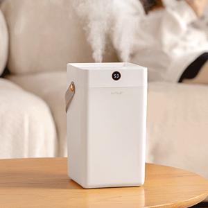 [ VIP 특가 I 카프 ] LED 습도표시 I 듀얼 분사 가습기 상부 급수 통세척 KF-HM09