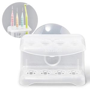 (WE28D6D) 흡착식 치간 칫솔 꽂이 걸이 홀더 거치대 통 수납