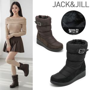 잭앤질 패딩 털안감 하프부츠(JD5769)