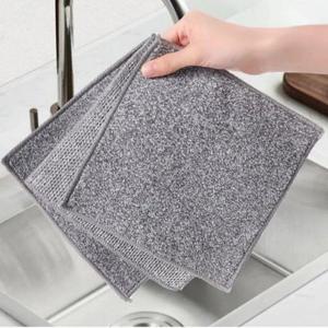 양면 대나무숯 섬유 은사 행주 수세미 청소용품 WFL4MB4