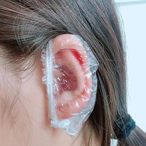 [XBJ97056]염색 귀마개 미용실 일회용 이어캡 100매