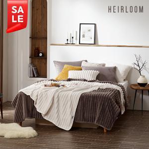 (SK/10%앱할인)에어룸 고밀도 라셀퍼 블랭킷 이불 겸 담요1+1+ 퍼쿠션(솜포함)