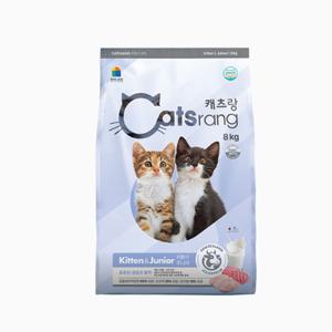 캐츠랑 키튼 8kg 2세이하 아기고양이사료 닭고기참치