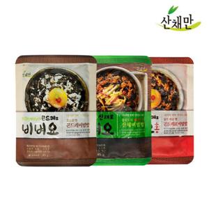 [산채만 곤드레] 곤드레로/산채로 비벼요 3종세트 (80gx16봉)