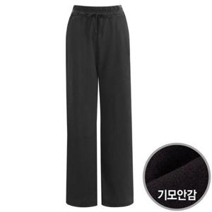 [샵앤]스트릿 국산 이지웨어 기모 와이드 밴딩 스트랩 여성 트레이닝 팬츠 TSS-WPT-1669-블랙