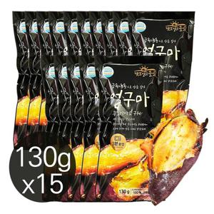 황토가마로 구워 더 맛있는 아이스 꿀 군고구마 15봉(130g x 15봉)