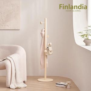 핀란디아 엘라인 버블 옷걸이 낮은 원목행거