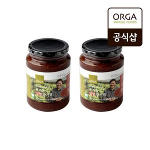 [올가] ORGA 햇 유기농 설향 딸기잼 600g x 2개