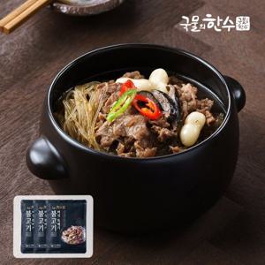 [국물의한수] 버섯 뚝배기불고기 400g x 3팩 소불고기