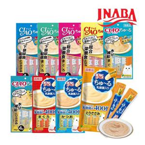 이나바 챠오츄르  기능성 9종 40P 골라담기