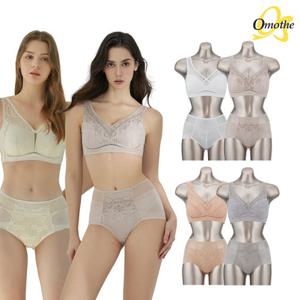 [홈쇼핑베스트상품] 오모떼 명품보정 노와이어 여성 브라 팬티 10종 12종 풀세트 균일가