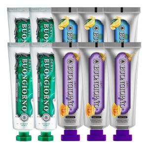 [아토세이프]덴티본조르노 치약 구취 100g4개+잇몸 100g3개+치석 100g3개