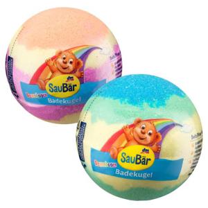 디엠 자우베어 SauBar 킨더 입욕제 배스 밤 Regenbogen 1개 (색상랜덤)