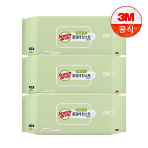 [3M]베이직 물걸레 청소포 대형 40매 x 3개