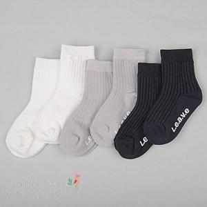 [꼼지]GM골지바일론(6족)세트 중목 유아 아동 양말 남아 여아 어린이 초등학생