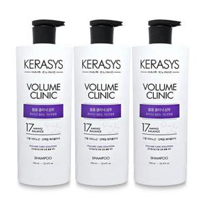 케라시스 볼륨 클리닉 단백질 샴푸 750ml X 3개