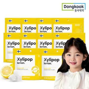 [동국제약] 자일리팝 자일리톨 캔디 레몬 30g x 10개